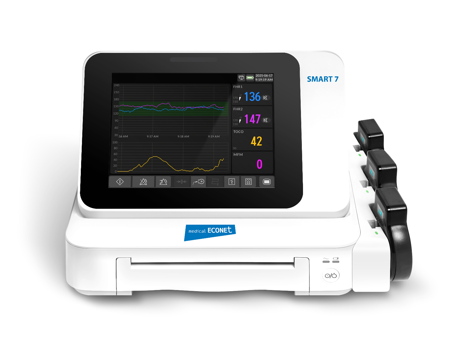 slide image CTG Smart 7 - Zwillings-Fetalmonitor
